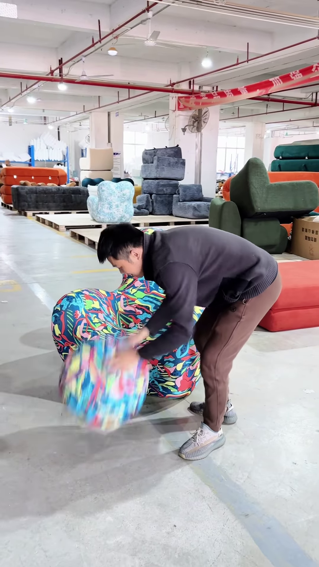 🛋️ Artistic Armchairs in the Making – A Colorful Comfort Experience 🎨 - Image 3