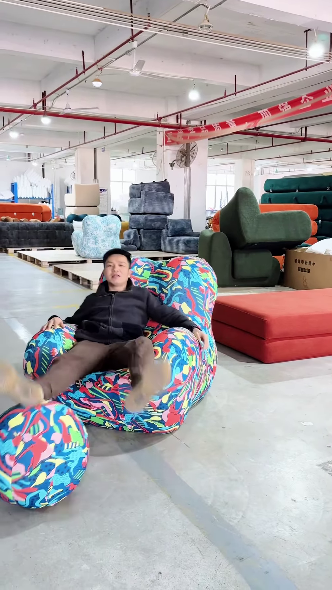 🛋️ Artistic Armchairs in the Making – A Colorful Comfort Experience 🎨 - Image 4