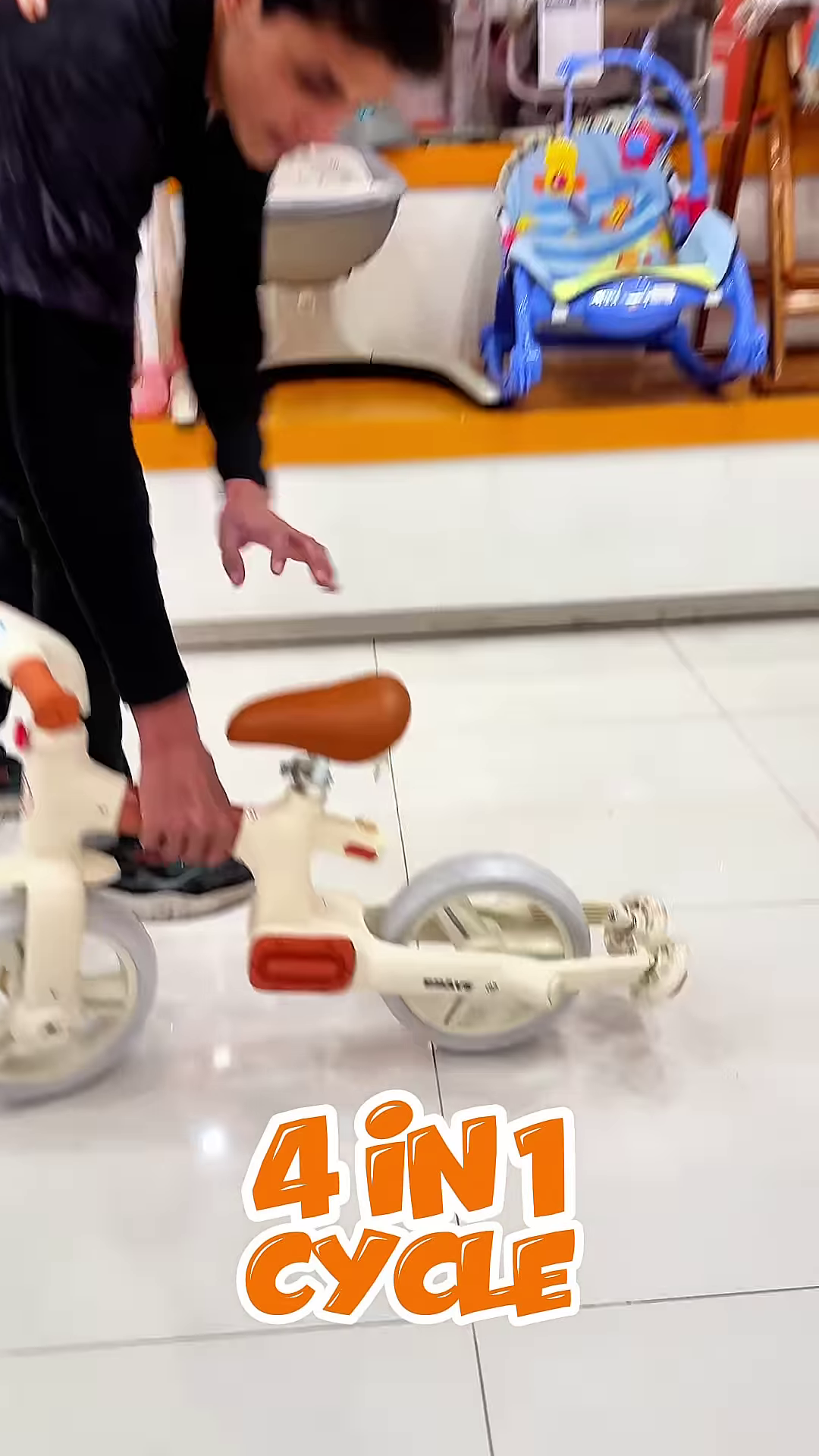 Versatile 4-in-1 Kids' Transformable Balance Bike and Tricycle - Image 4