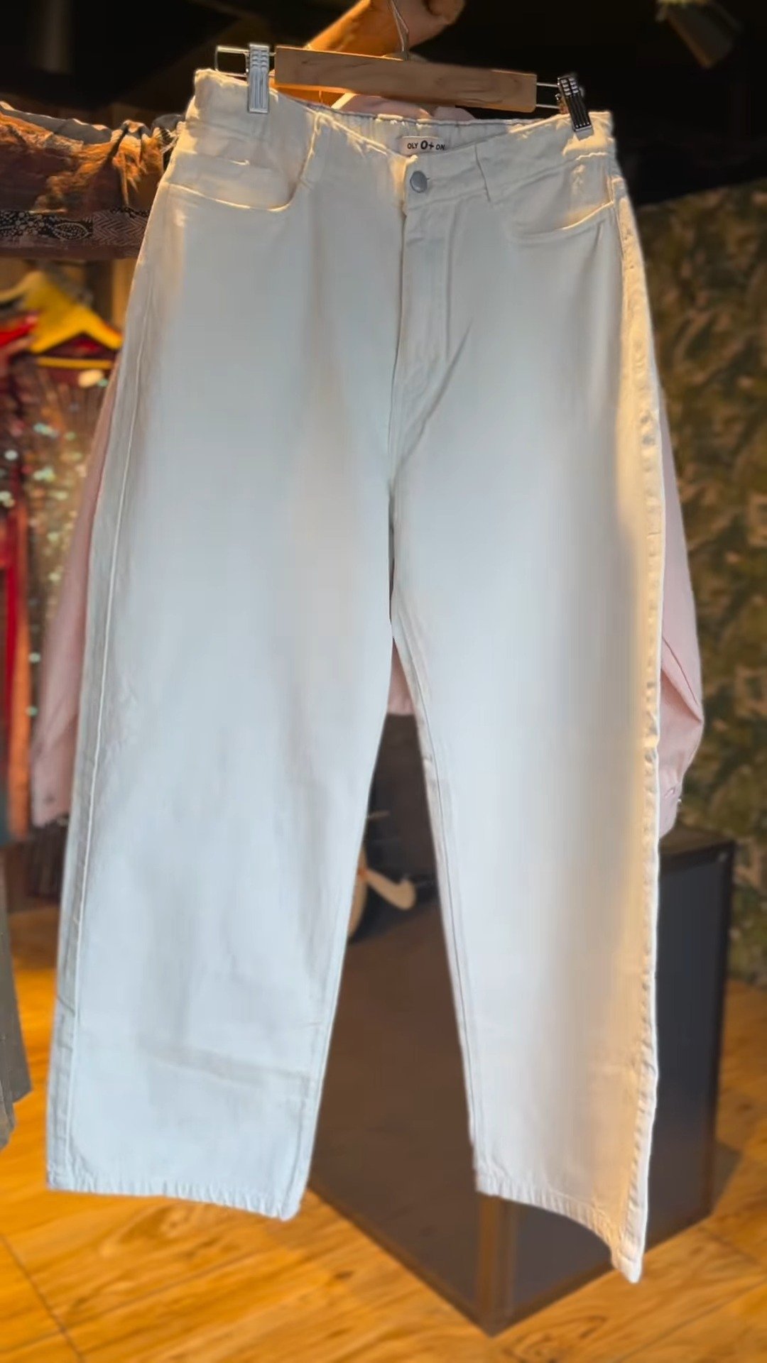 Casual Chic Pastel Co-ord Set – Available in Pastel Pink Jacket and White Trousers - Image 4