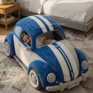 Plush Classic Car Foldable Floor Bed