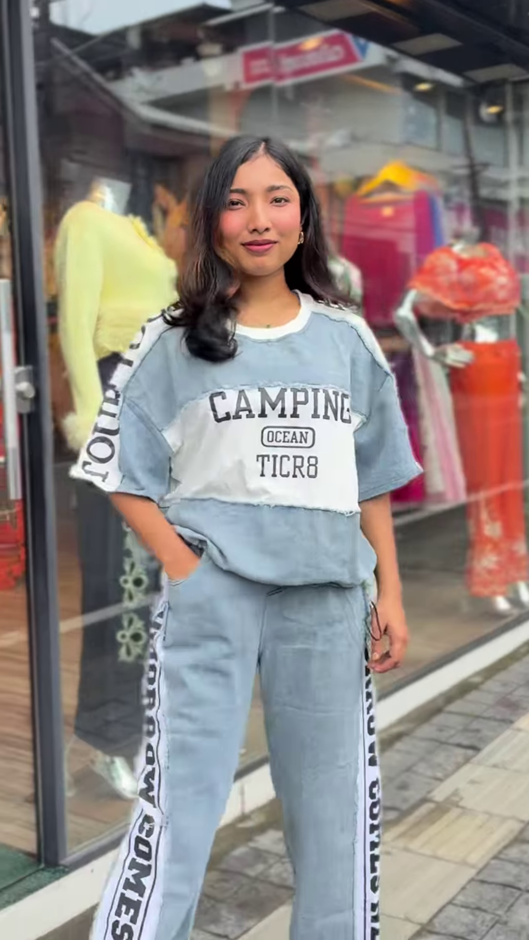Urban Casual Graphic T-Shirt and Jogger Co-ord Set