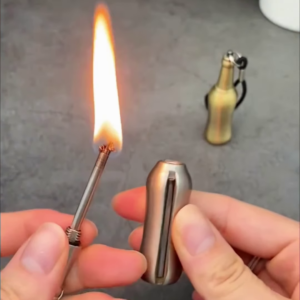 Portable Metallic Matchstick Lighter
