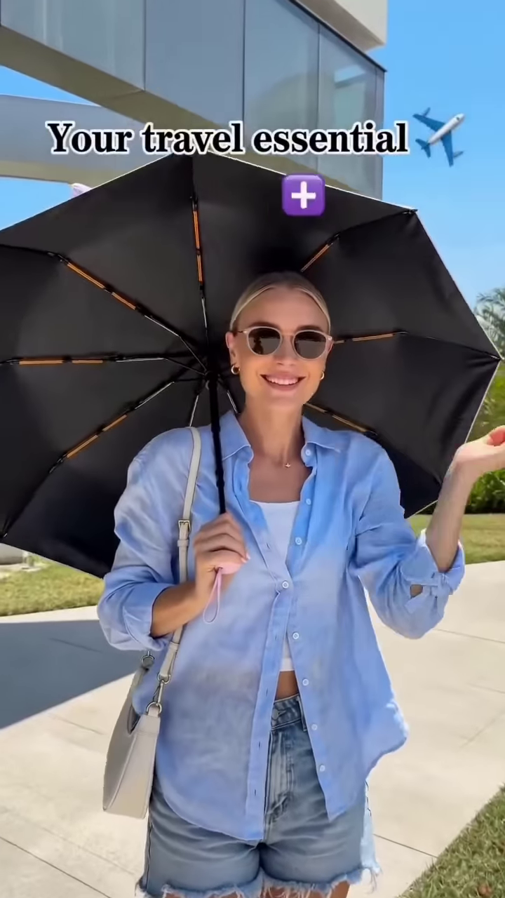 Ultra-Compact UV-Blocking Travel Umbrella - Image 5