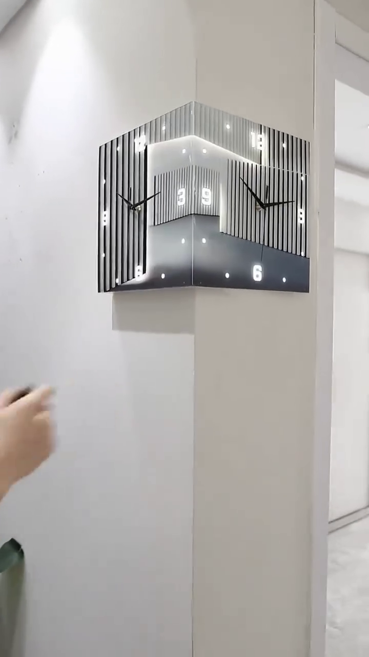 Modern Multifunctional Digital and Analog Wall Clock with Temperature and Humidity Display - Image 6